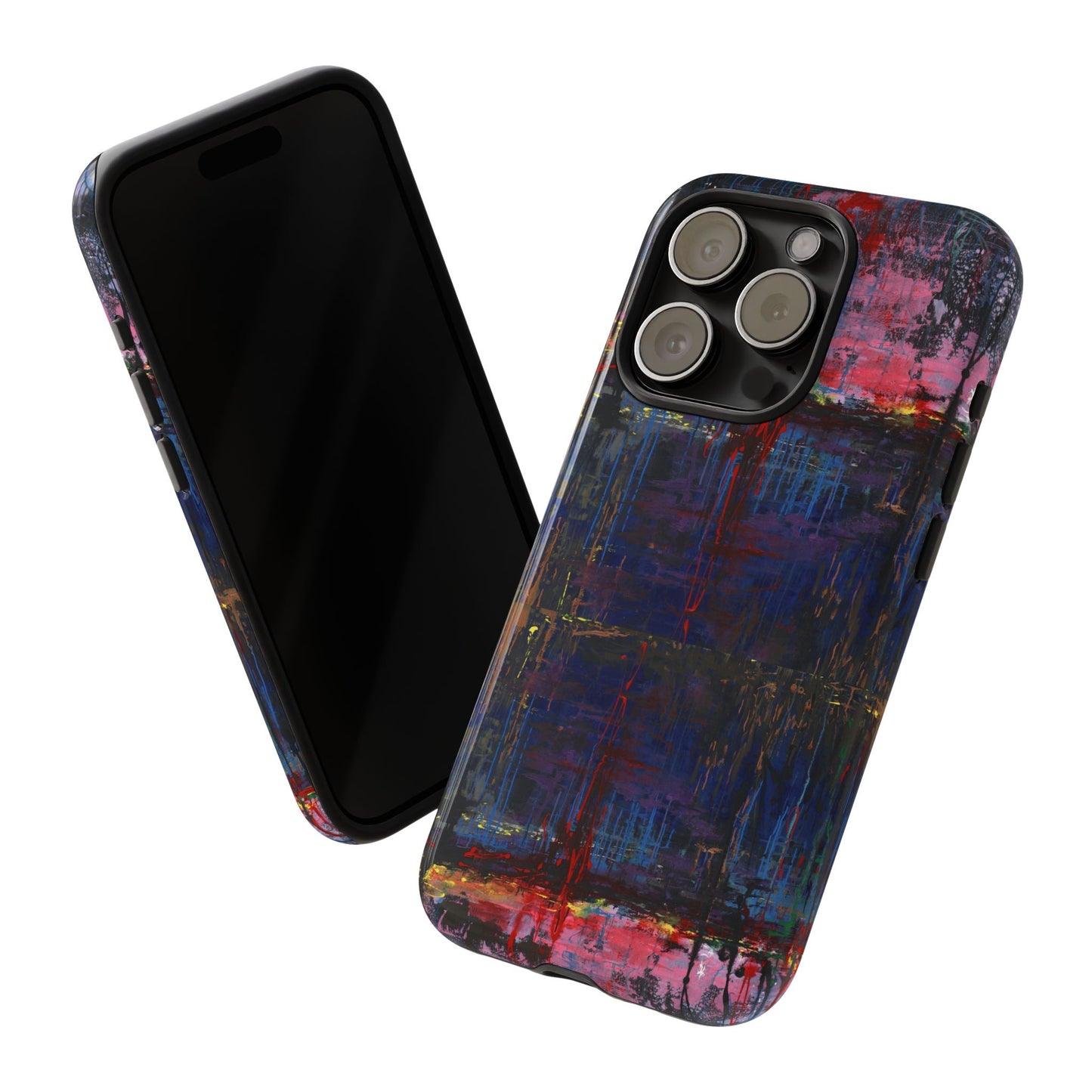 Artistic Tough Cases - Colorful Abstract Phone Case for Creative Souls- Illumination Image