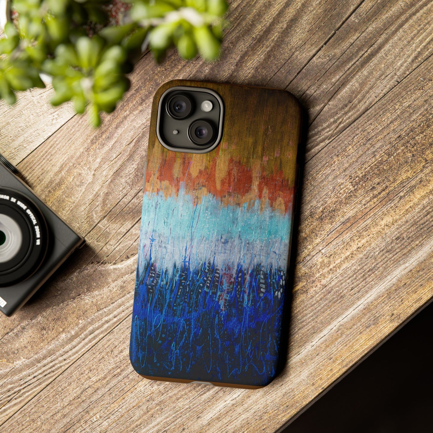 Artistic Tough iPhone Case - Colorful Abstract Design