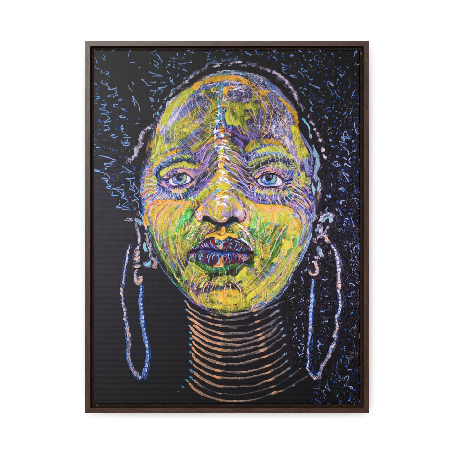 Native Daughter - Framed Canvas Print