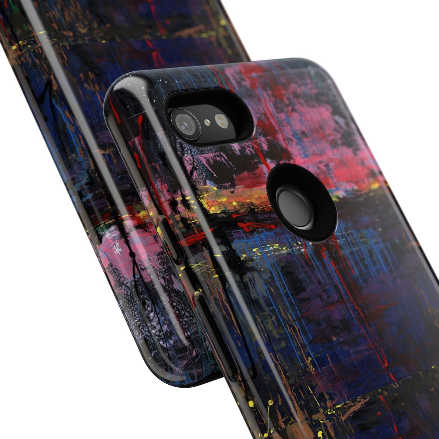 Artistic Tough Cases - Colorful Abstract Phone Case for Creative Souls- Illumination Image