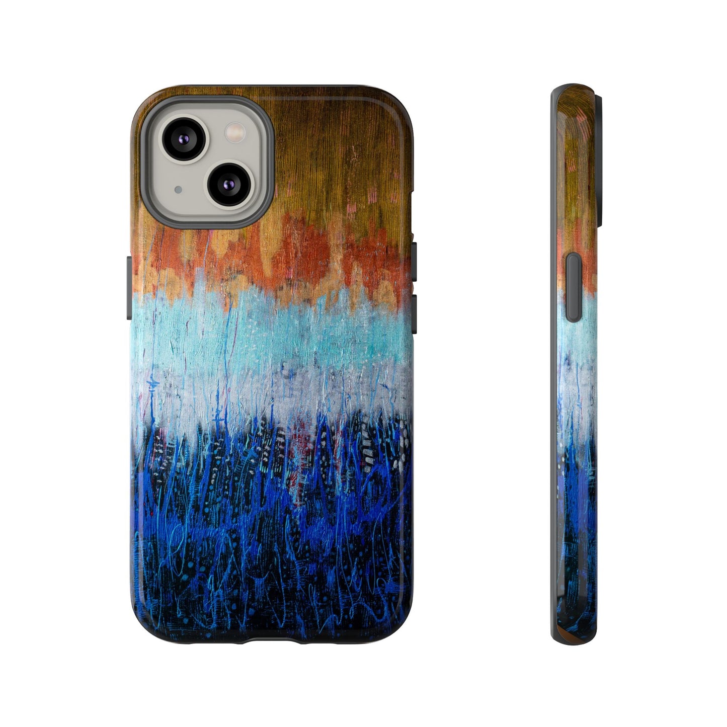 Artistic Tough iPhone Case - Colorful Abstract Design