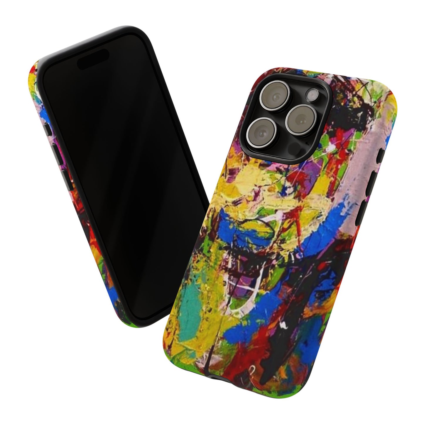 Vibrant Abstract Phone Case - Tough Cases for Bold Individuals