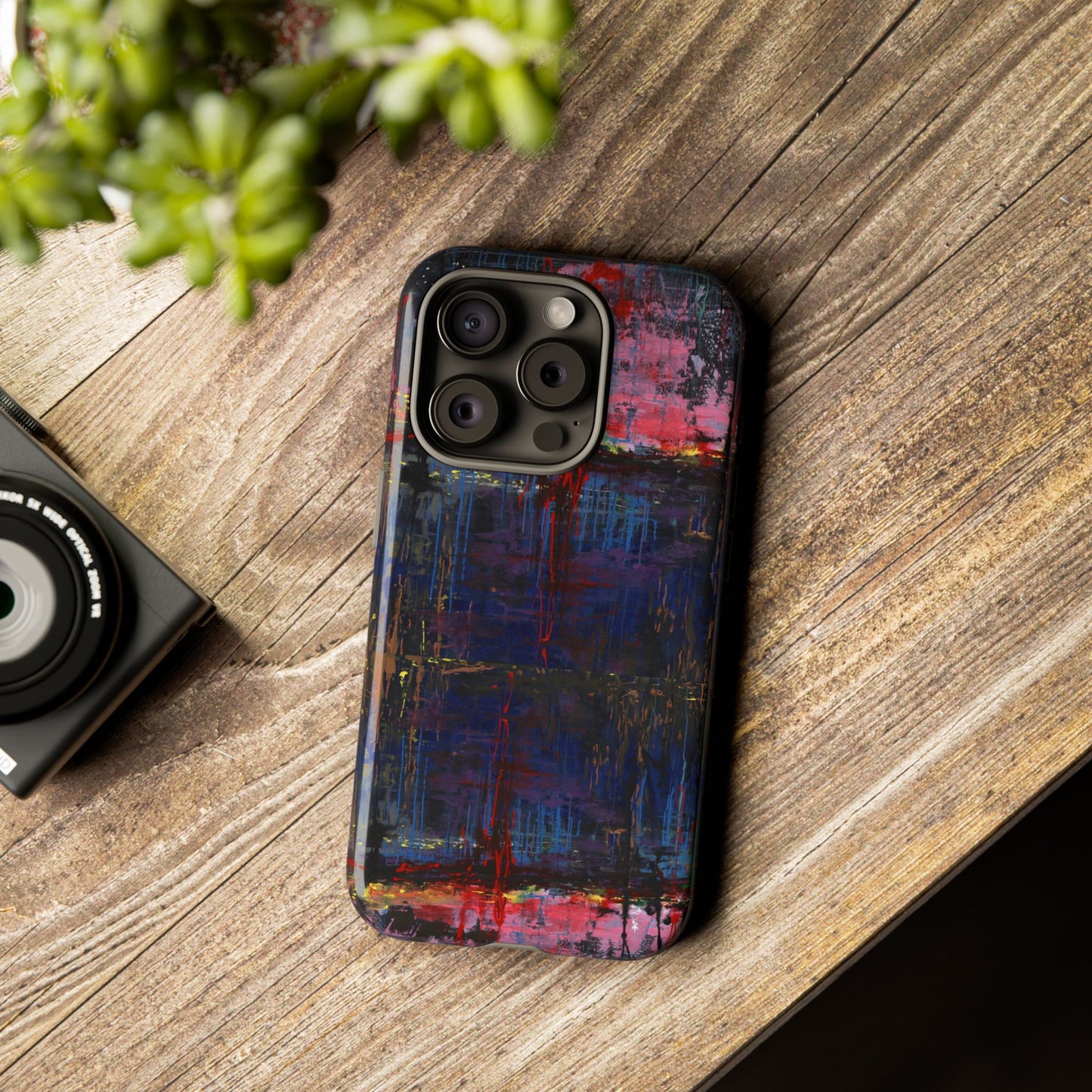 Artistic Tough Cases - Colorful Abstract Phone Case for Creative Souls- Illumination Image
