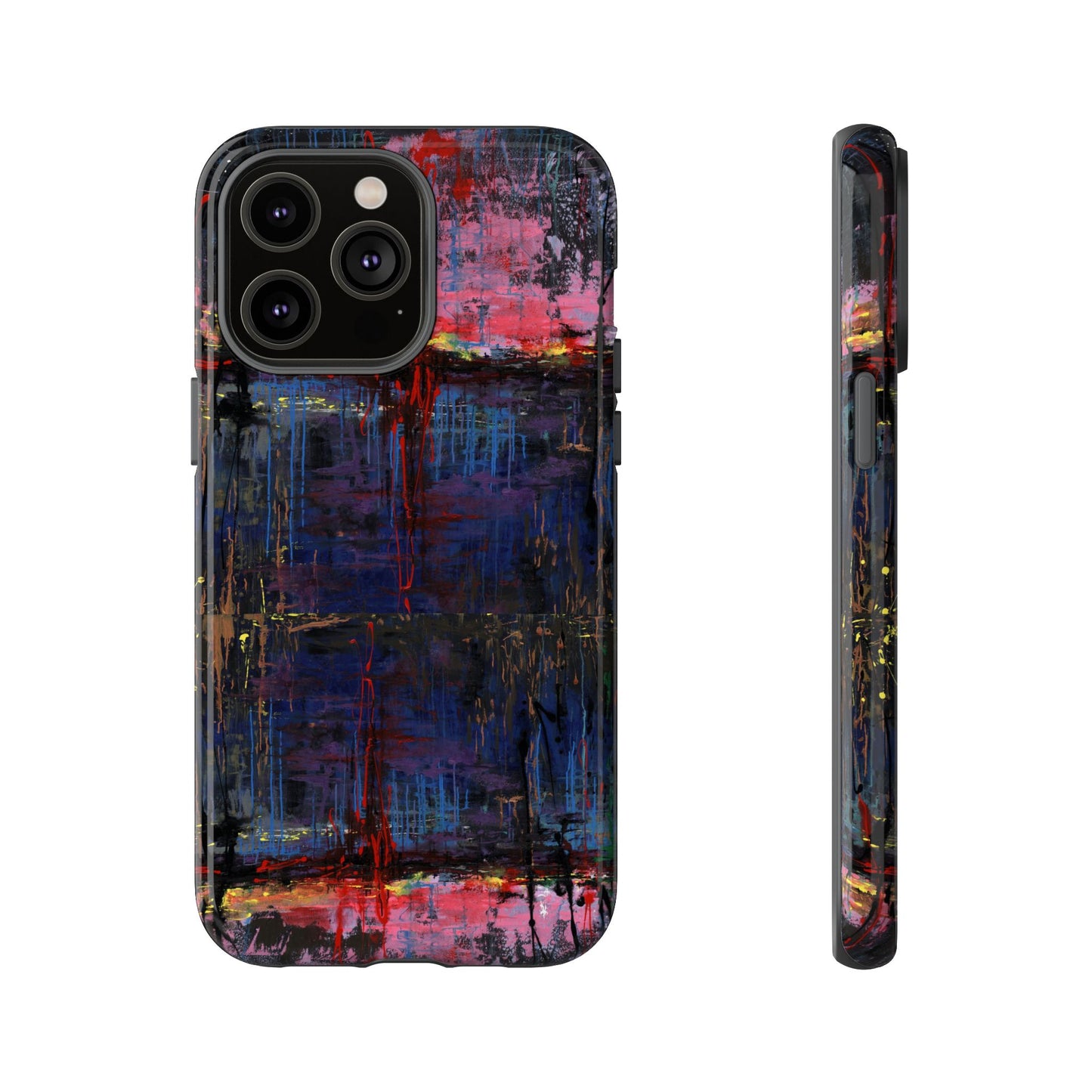 Artistic Tough Cases - Colorful Abstract Phone Case for Creative Souls- Illumination Image