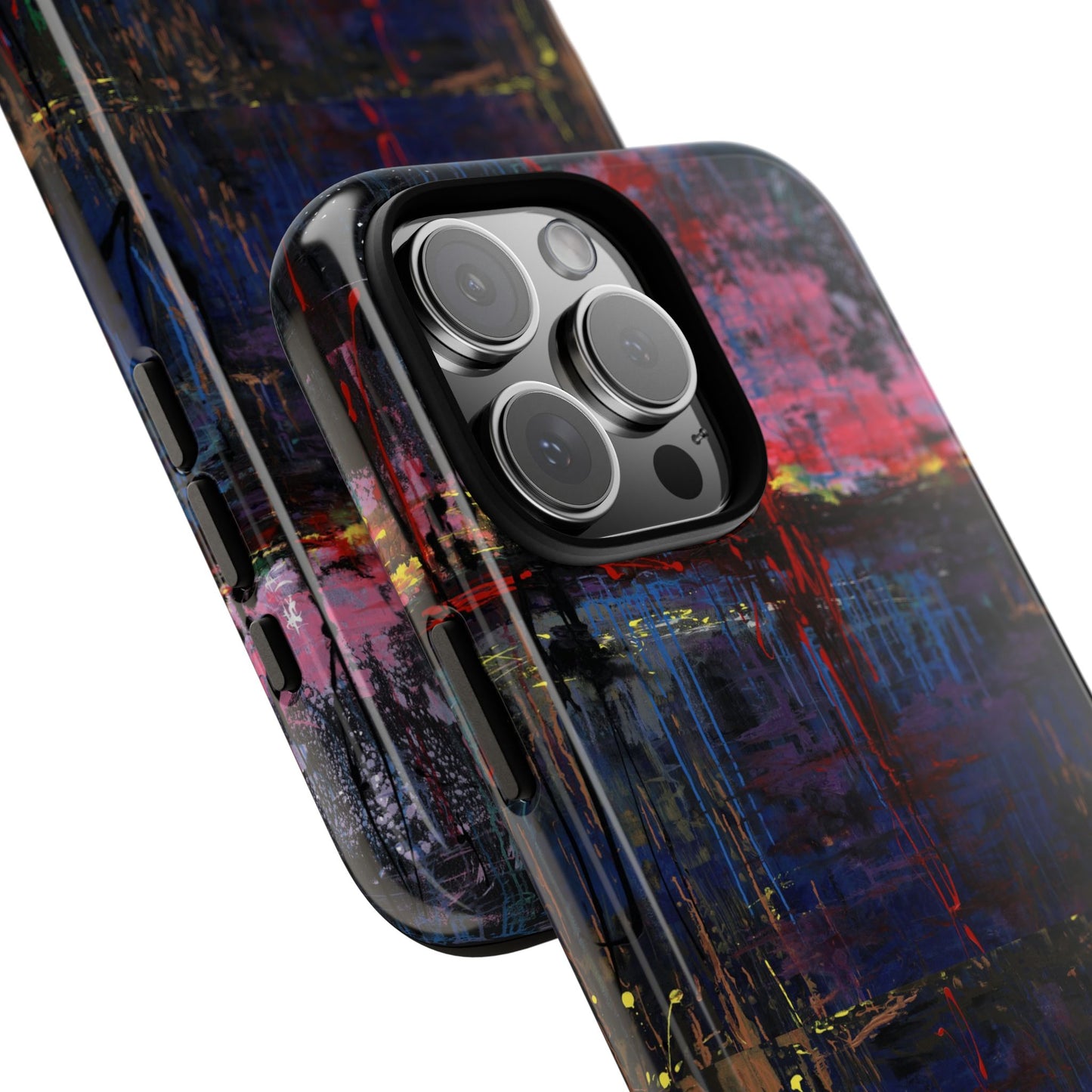 Artistic Tough Cases - Colorful Abstract Phone Case for Creative Souls- Illumination Image