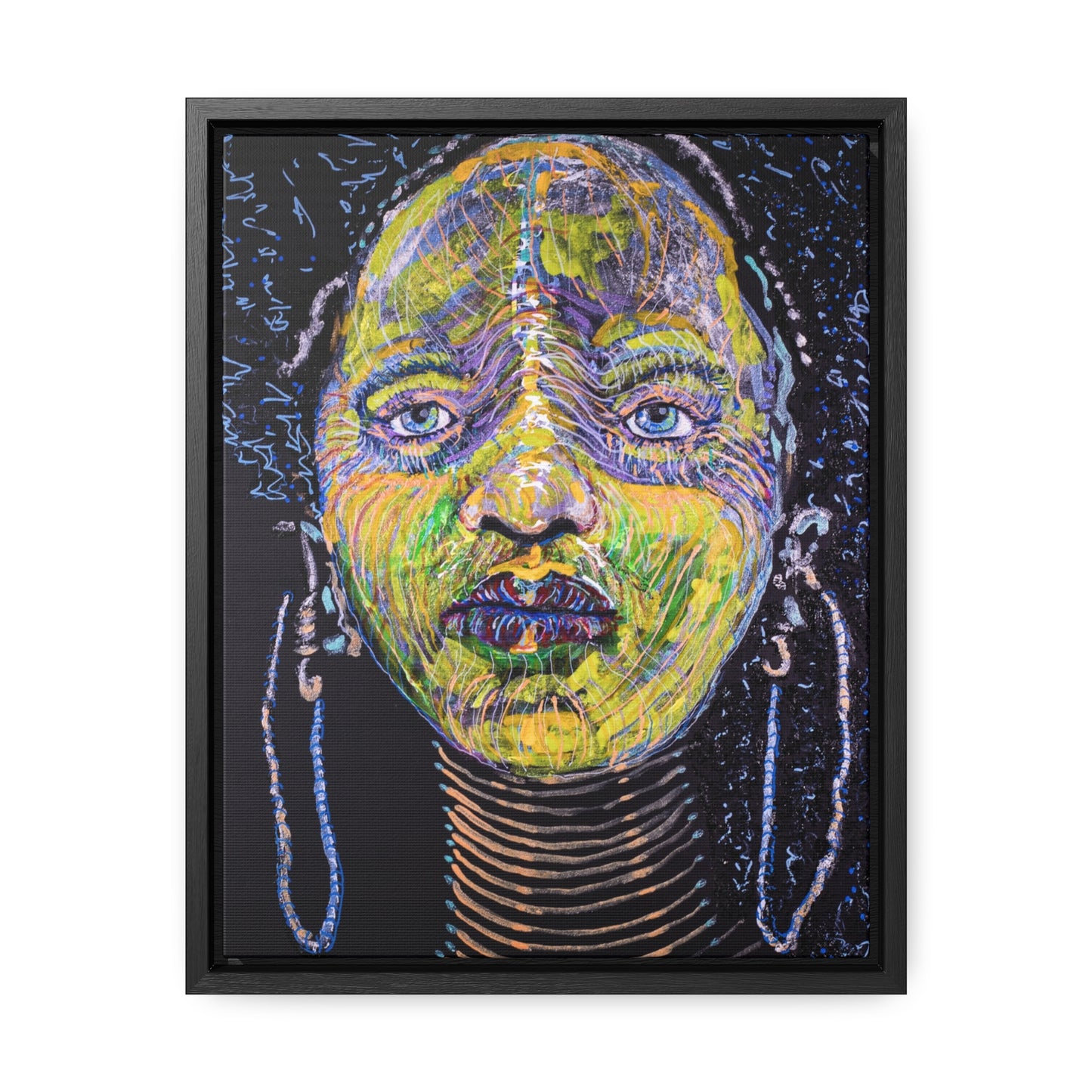 Native Daughter - Framed Canvas Print