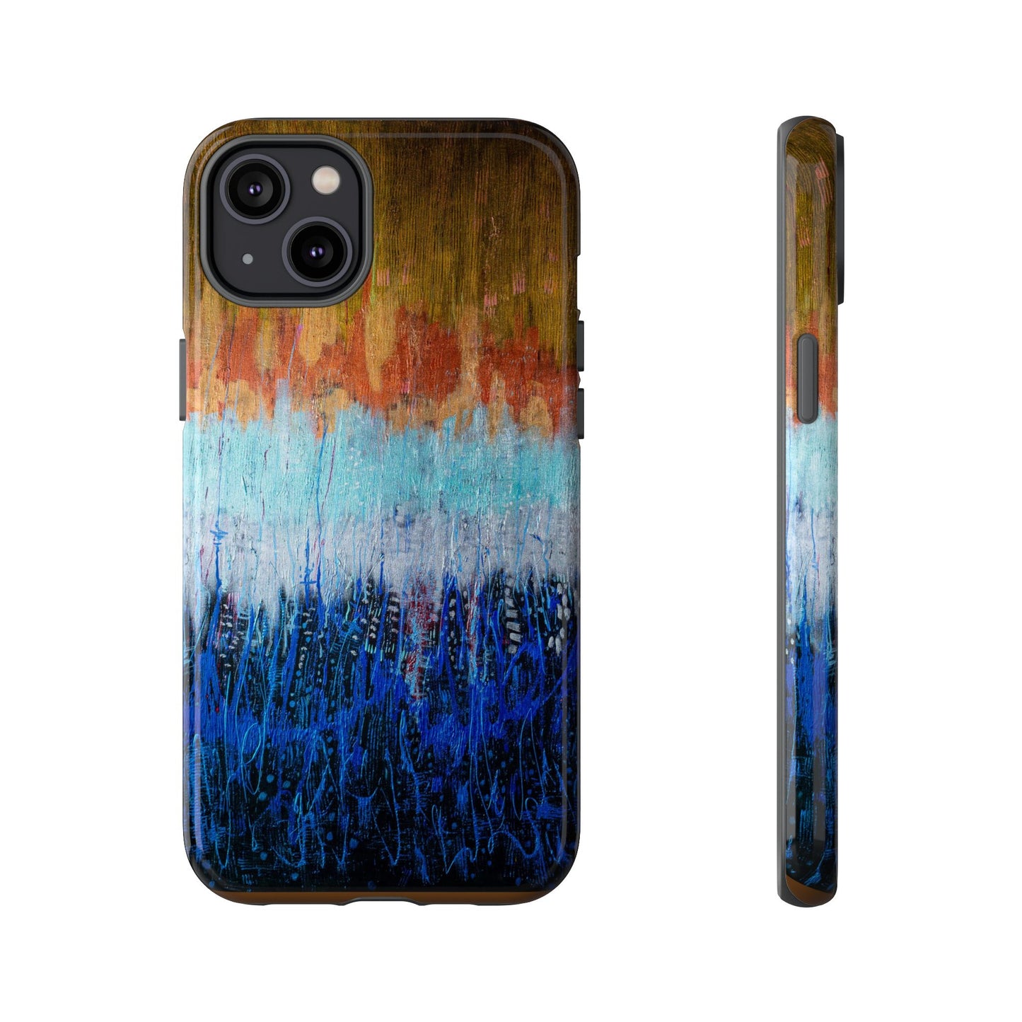 Artistic Tough iPhone Case - Colorful Abstract Design
