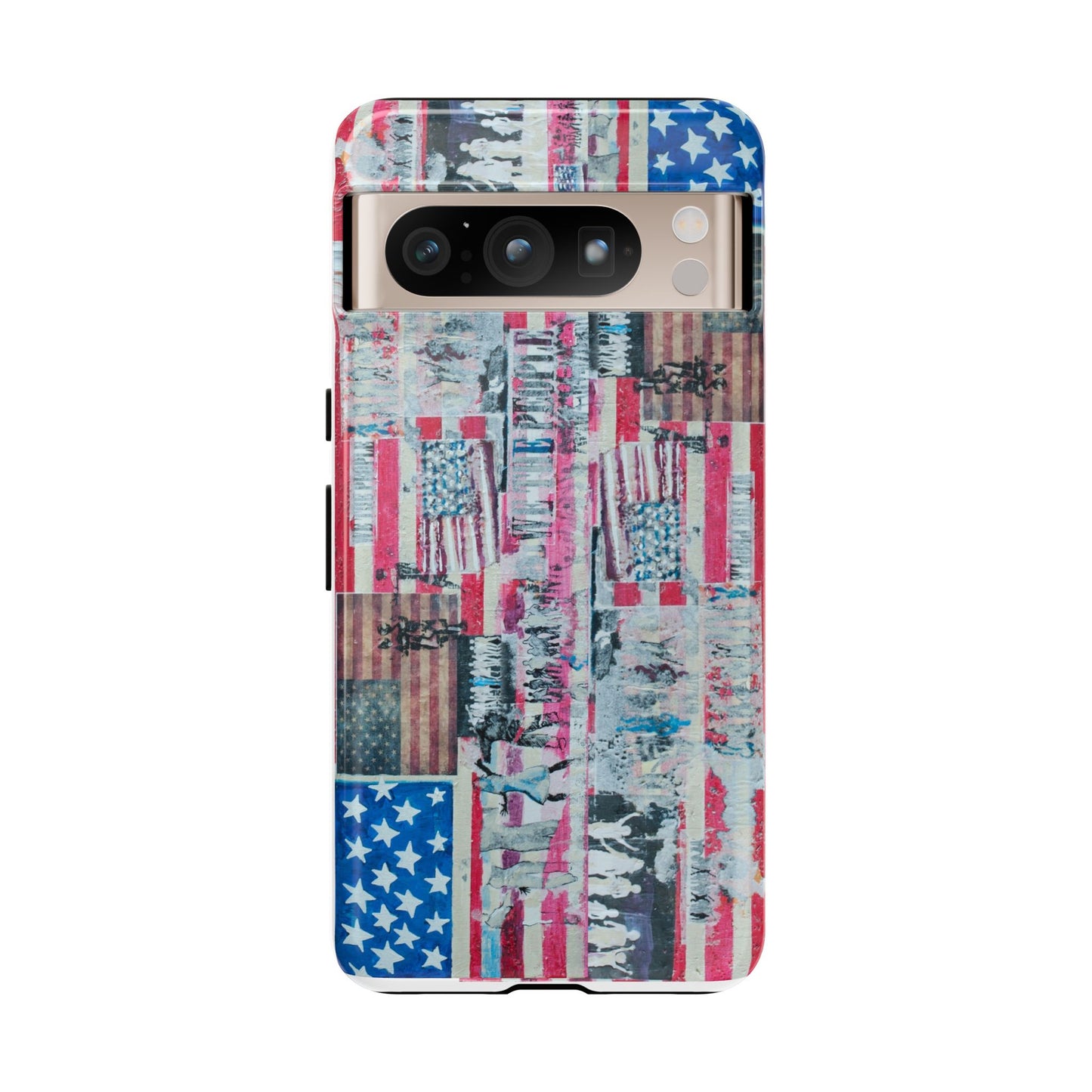 Patriotic Phone Case -We The People Image - Tough Cases with American Flag Design