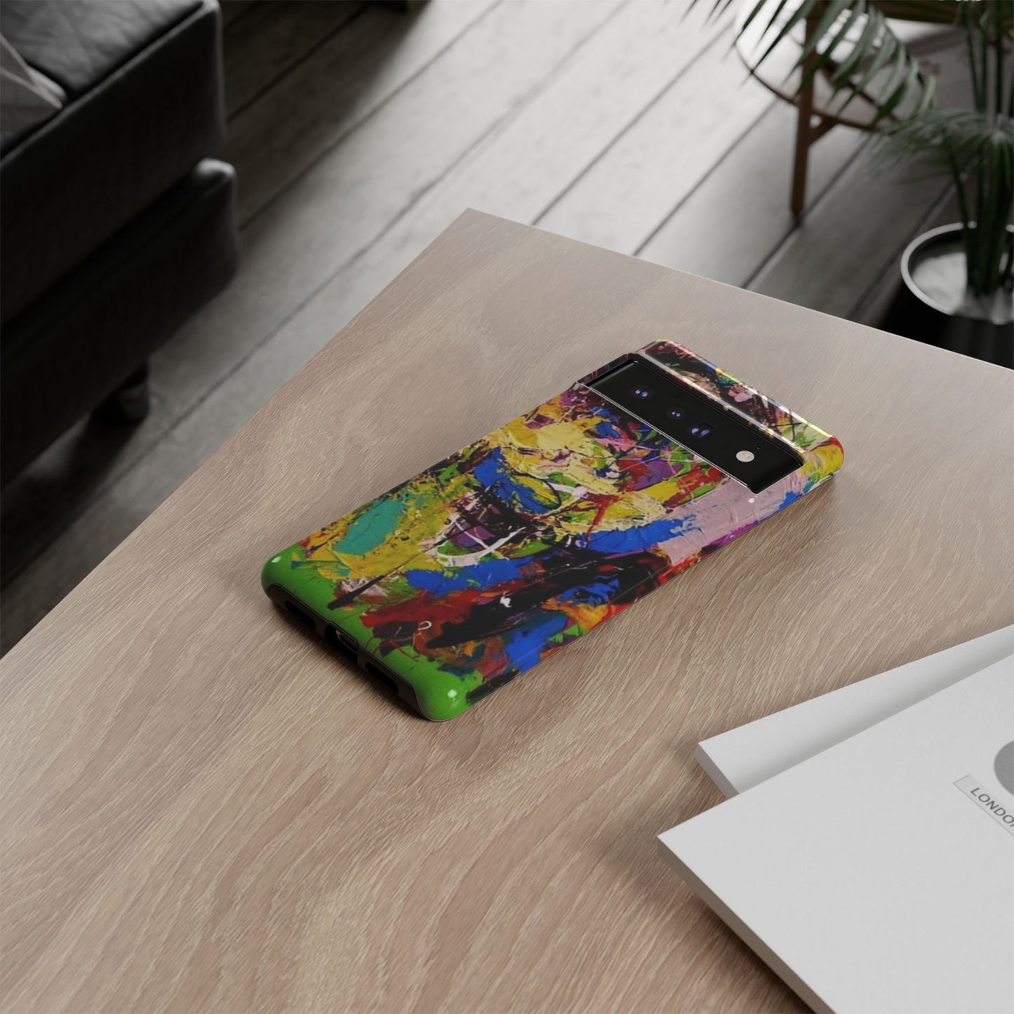 Vibrant Abstract Phone Case - Tough Cases for Bold Individuals