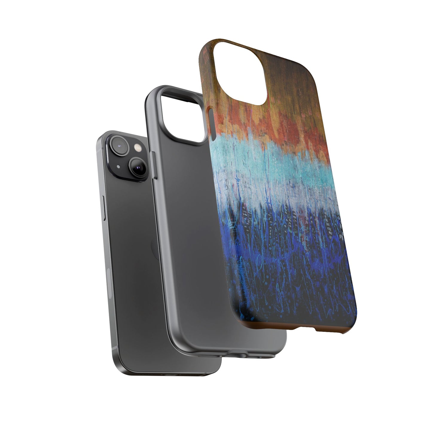 Artistic Tough iPhone Case - Colorful Abstract Design