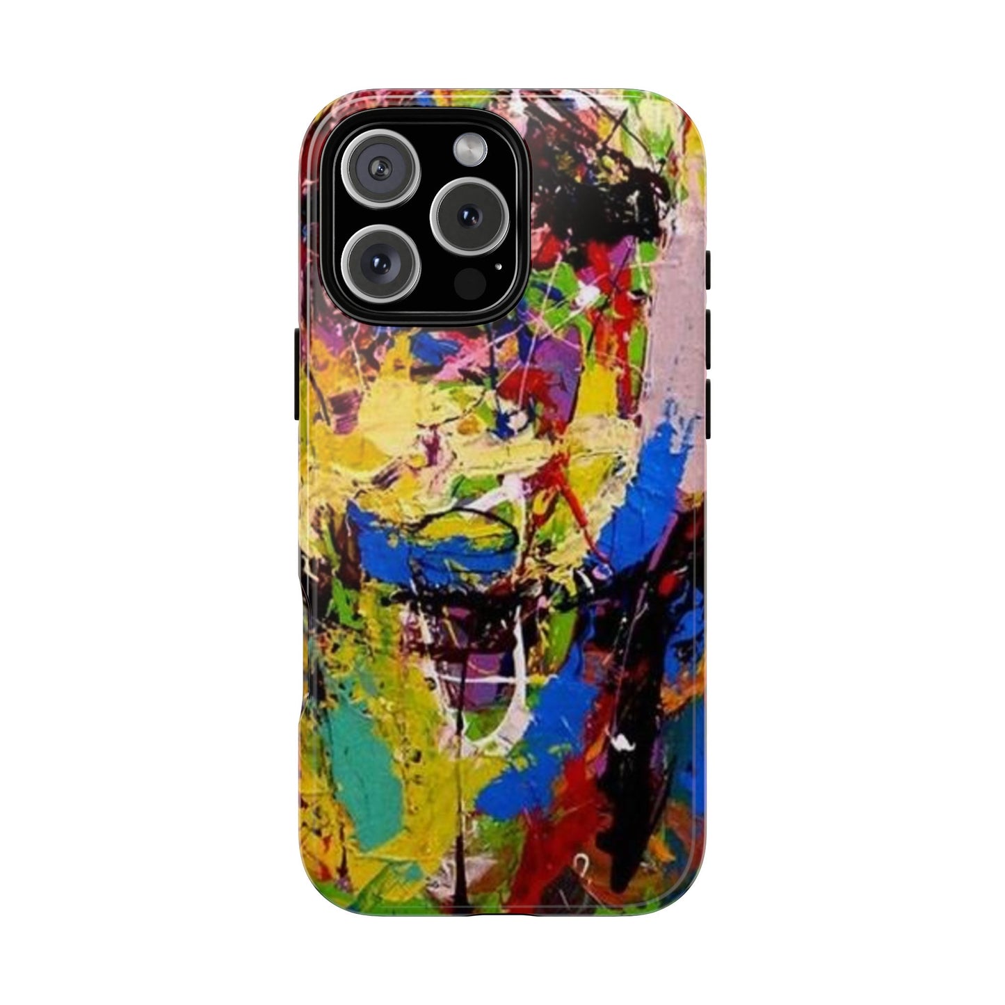 Vibrant Abstract Phone Case - Tough Cases for Bold Individuals