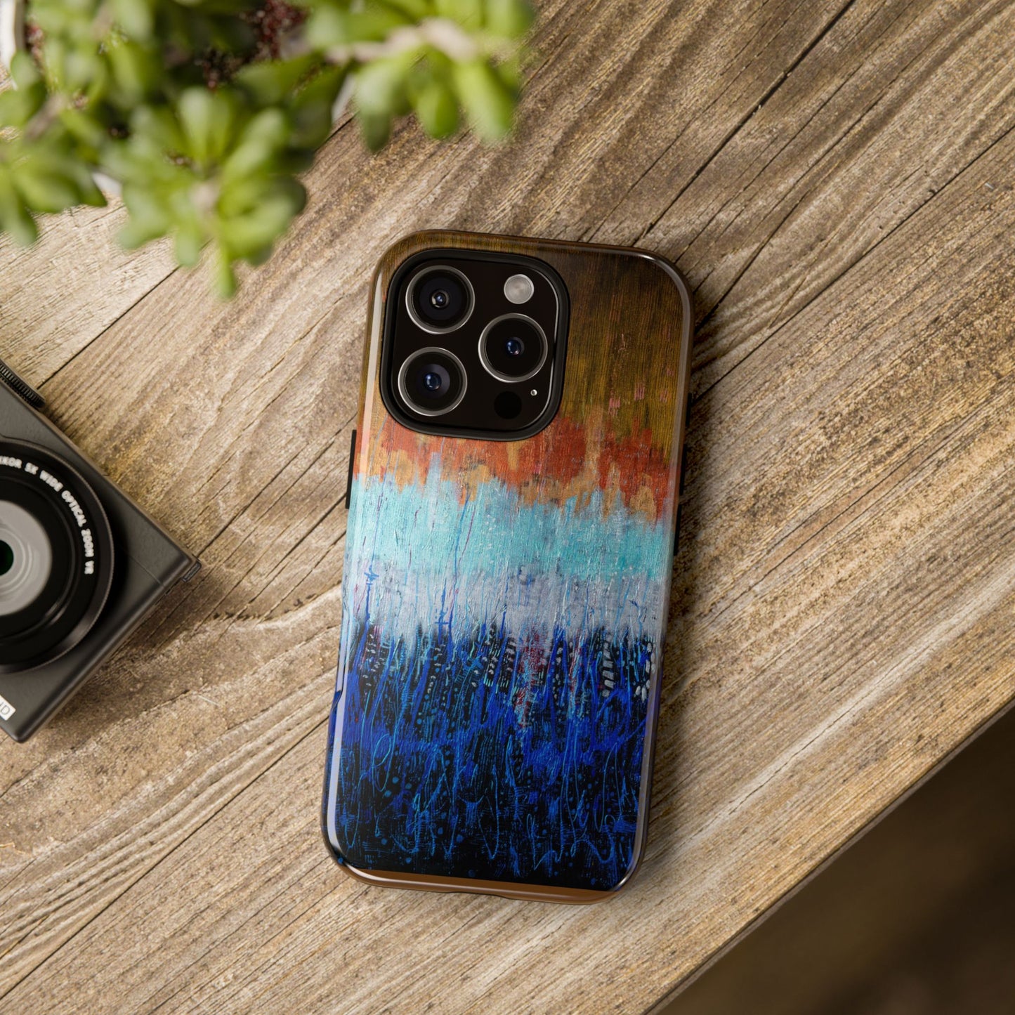 Artistic Tough iPhone Case - Colorful Abstract Design