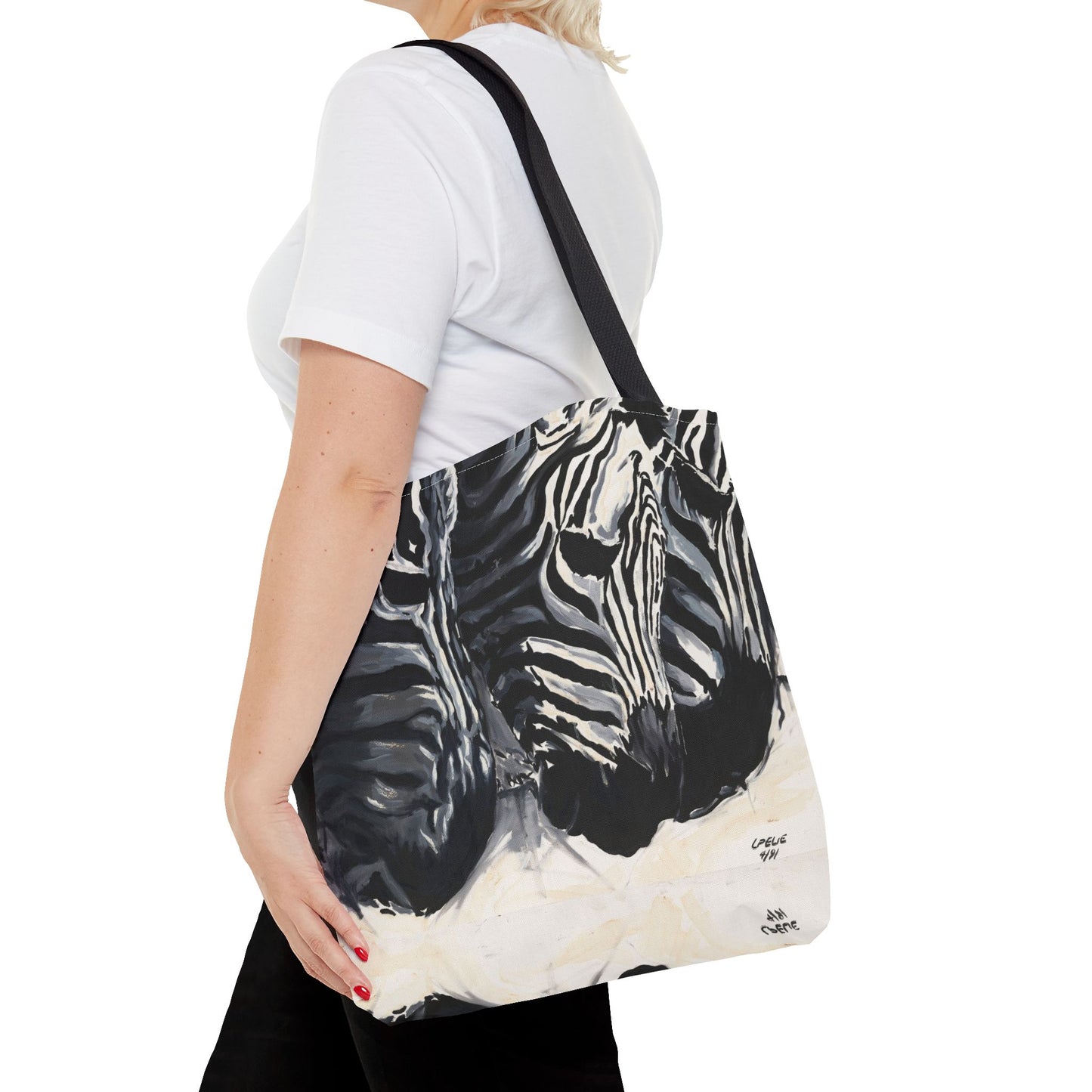 The Baby Zebras Image- Tote Bag