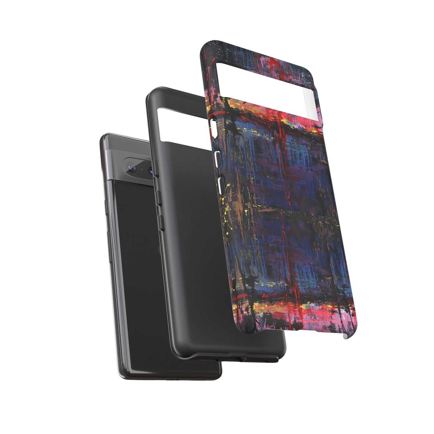 Artistic Tough Cases - Colorful Abstract Phone Case for Creative Souls- Illumination Image