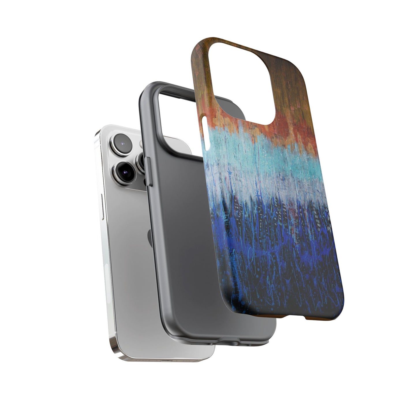 Artistic Tough iPhone Case - Colorful Abstract Design