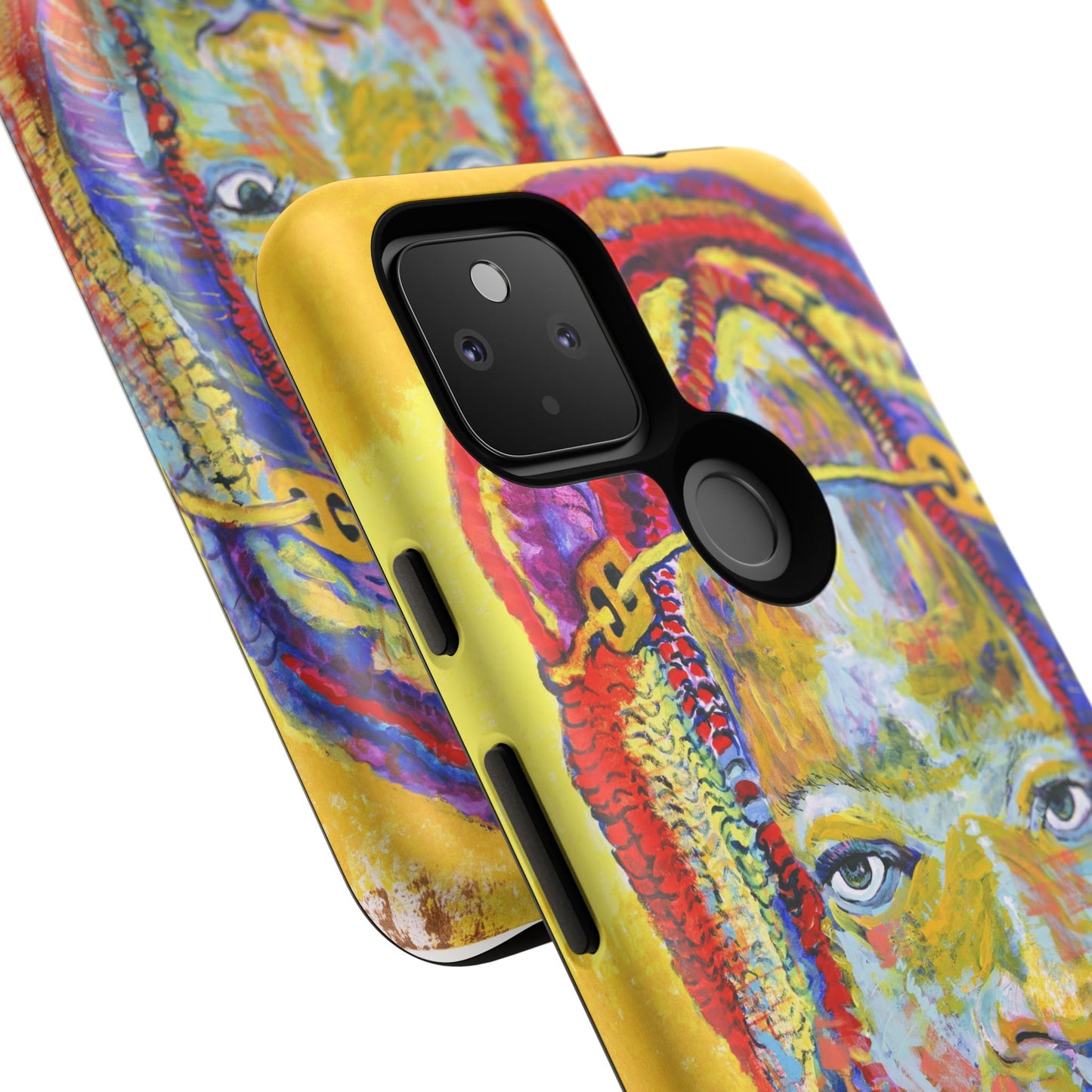 Vibrant Artistic Phone Case - Tough Cases for Creative Souls- African Youth Image