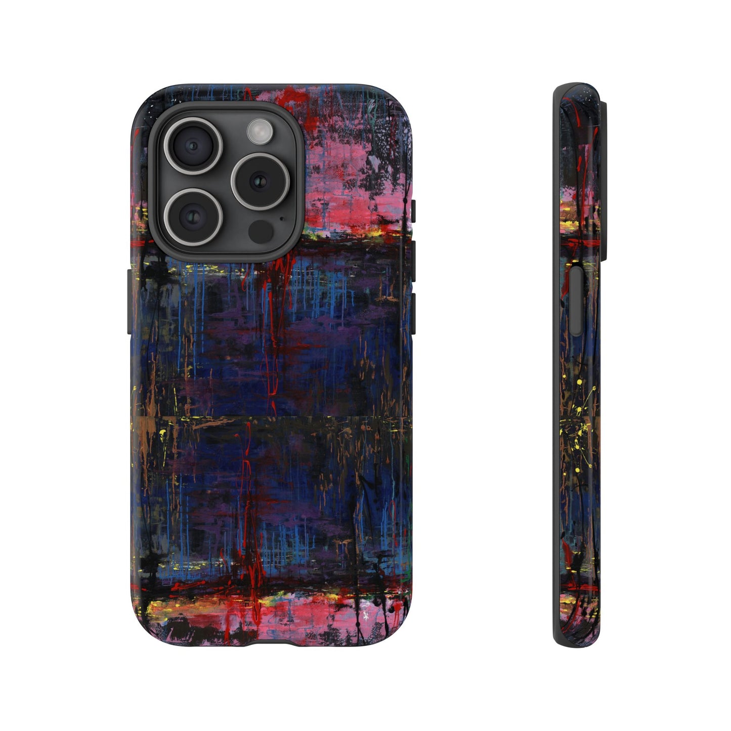 Artistic Tough Cases - Colorful Abstract Phone Case for Creative Souls- Illumination Image