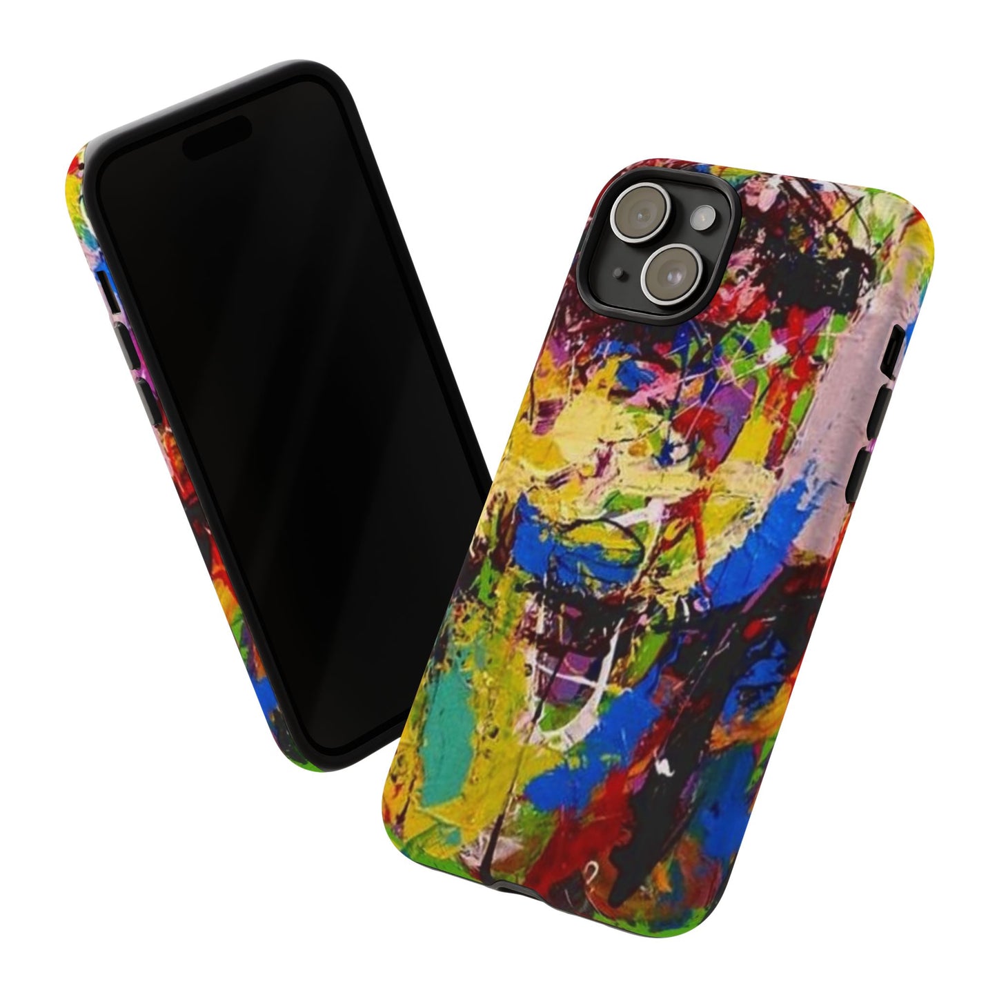 Vibrant Abstract Phone Case - Tough Cases for Bold Individuals