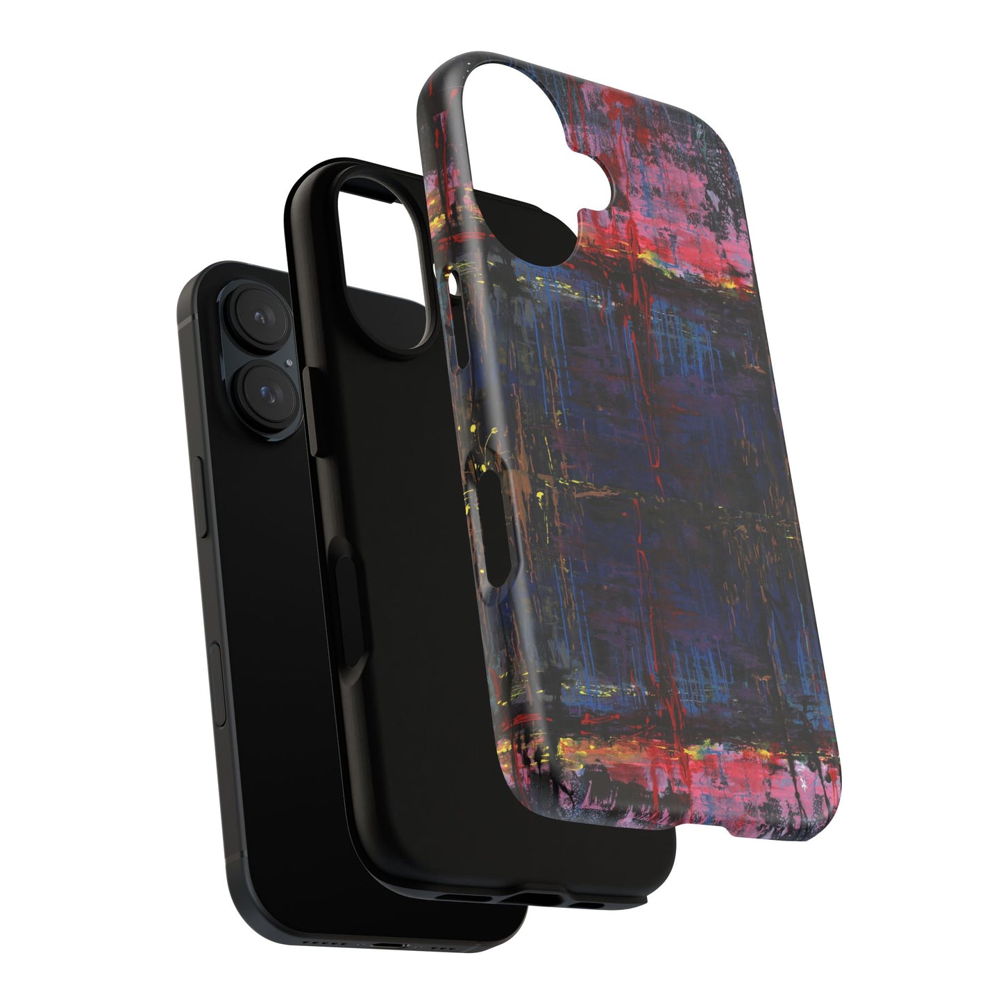 Artistic Tough Cases - Colorful Abstract Phone Case for Creative Souls- Illumination Image
