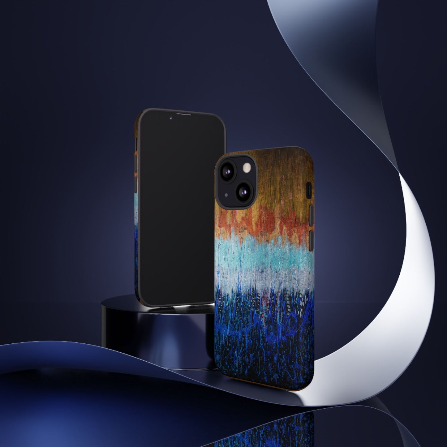 Artistic Tough iPhone Case - Colorful Abstract Design