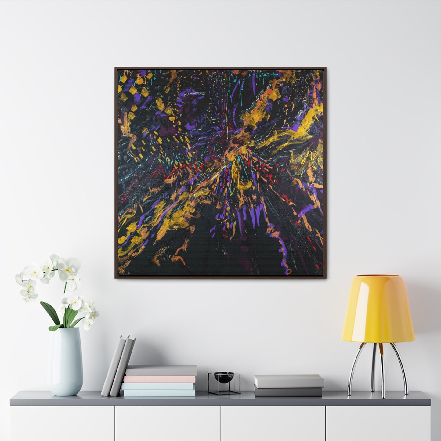 Brilliance of Spring - Framed Canvas Print