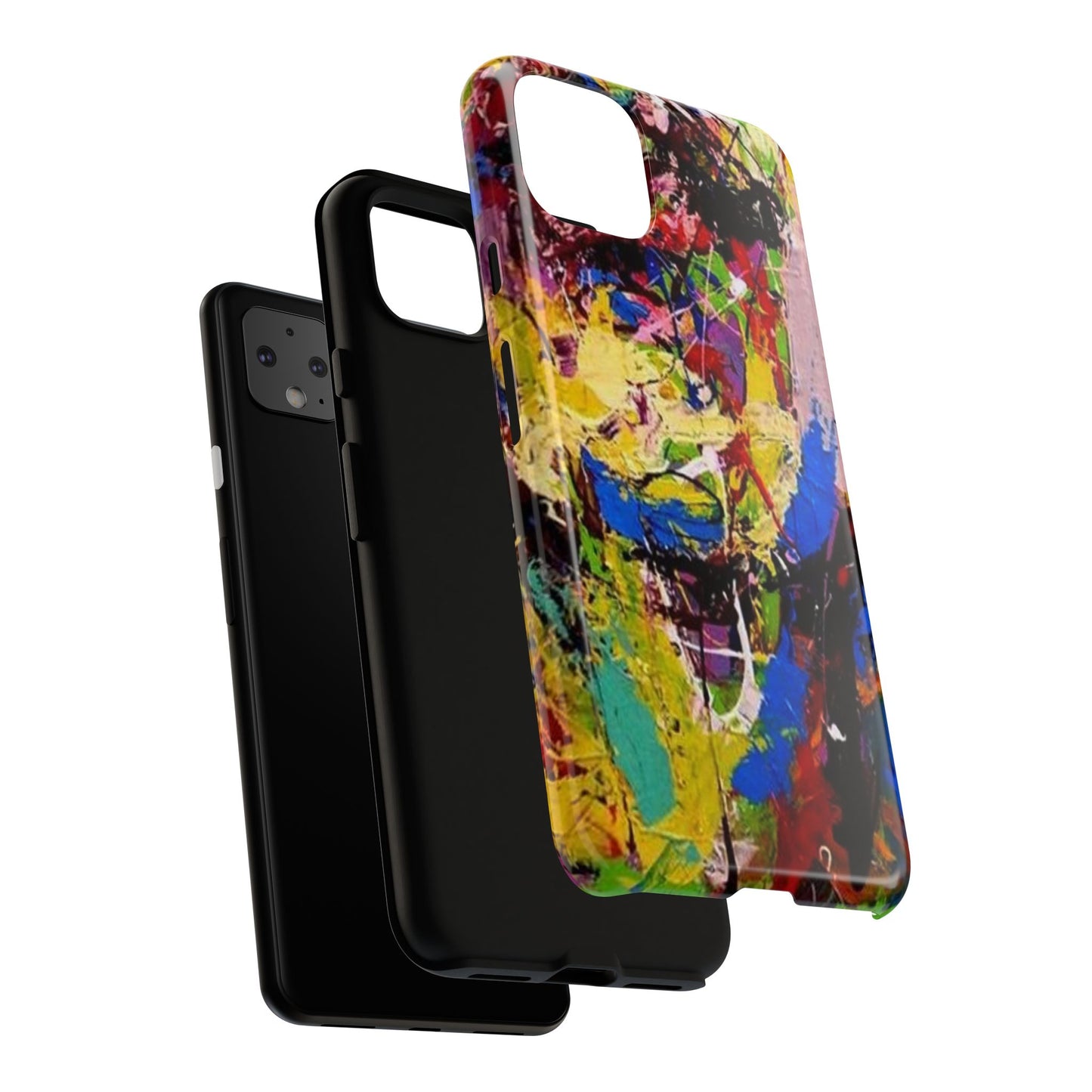 Vibrant Abstract Phone Case - Tough Cases for Bold Individuals
