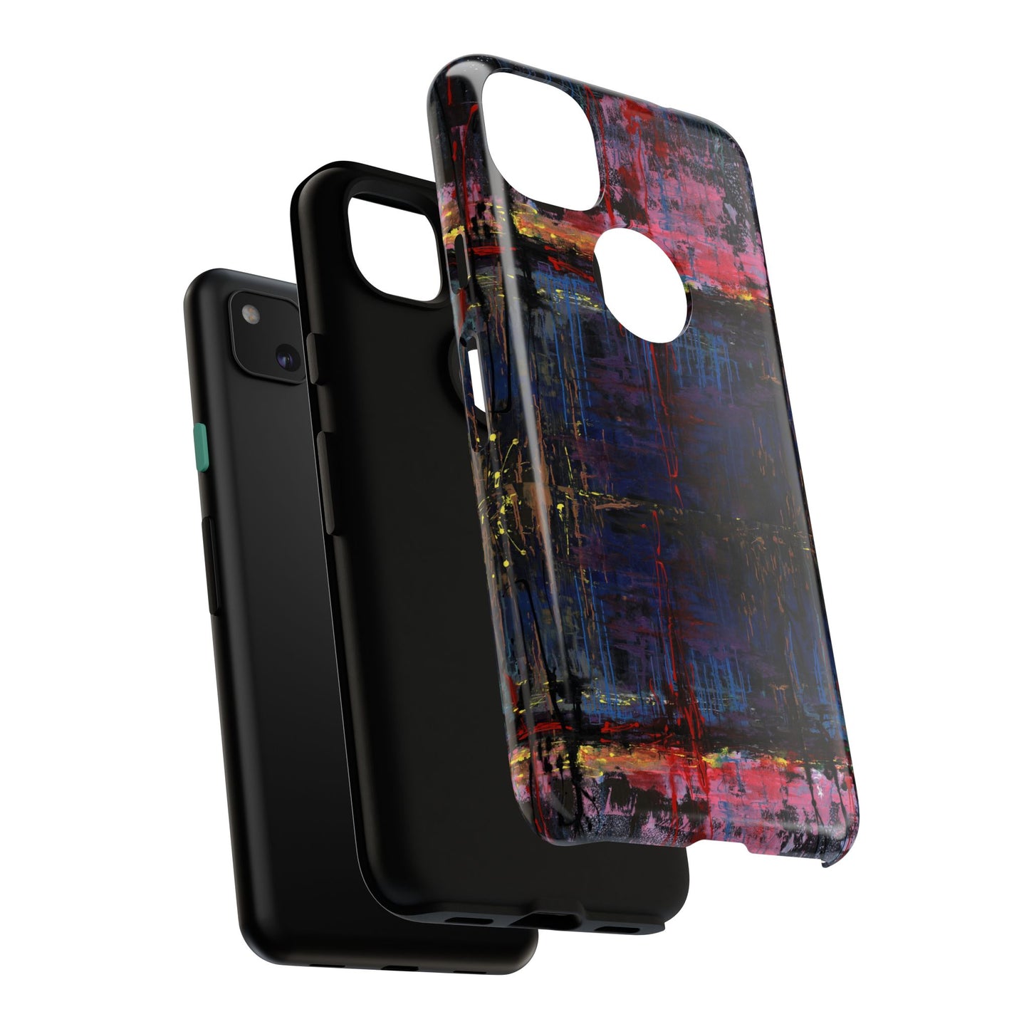 Artistic Tough Cases - Colorful Abstract Phone Case for Creative Souls- Illumination Image