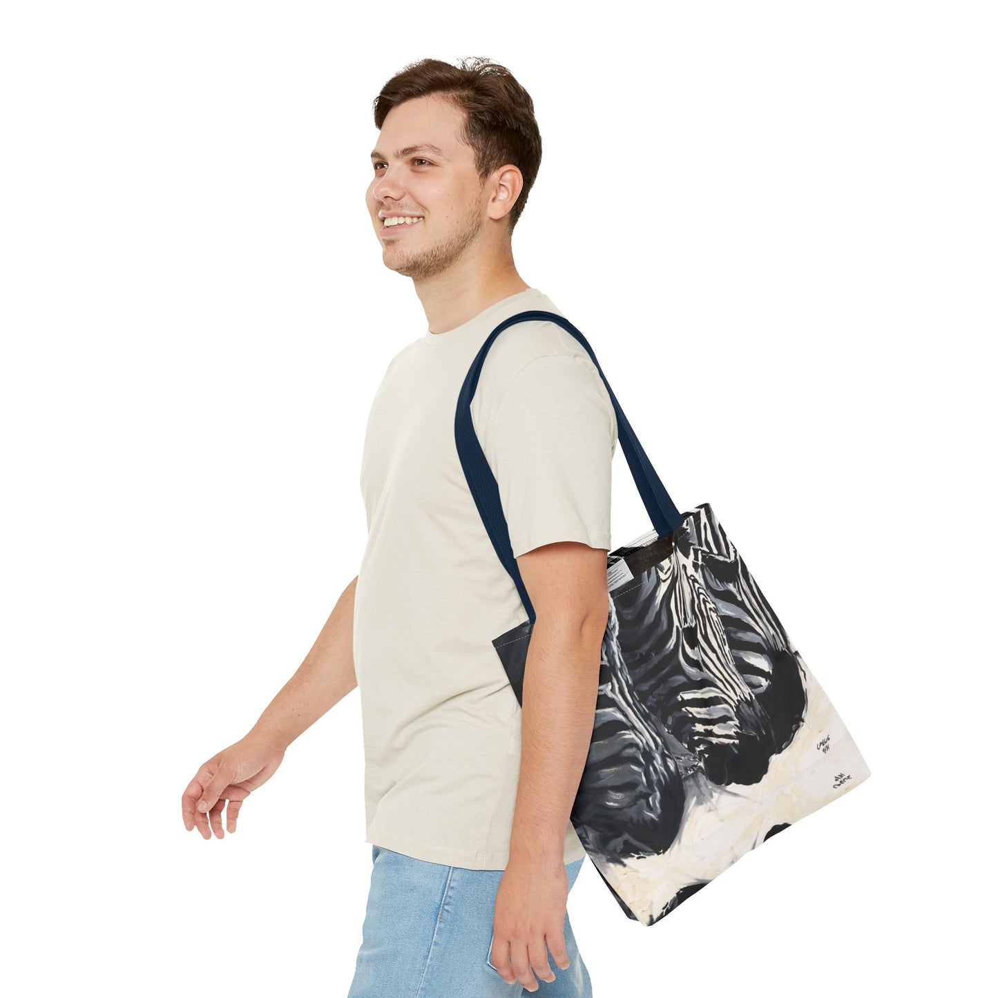 The Baby Zebras Image- Tote Bag