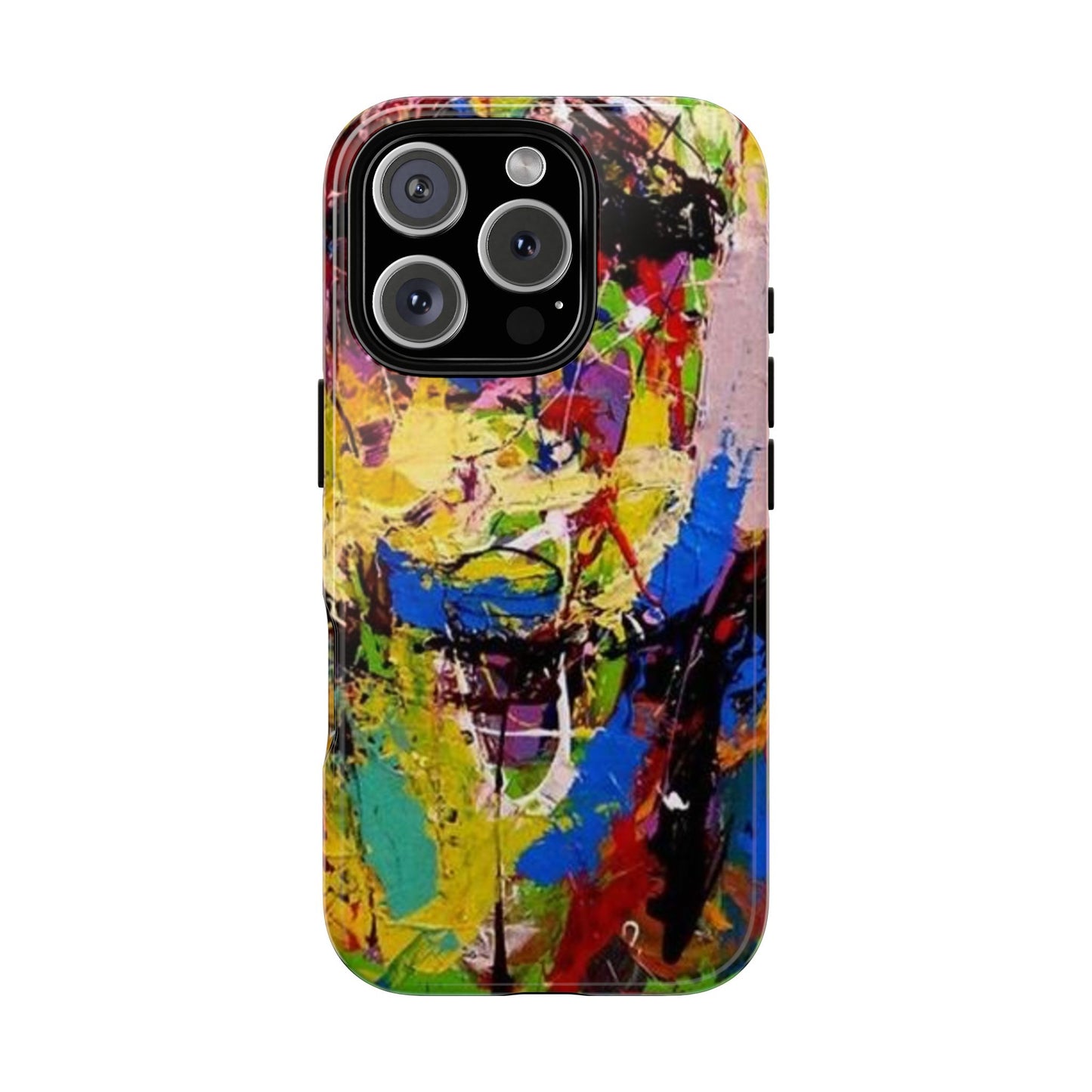 Vibrant Abstract Phone Case - Tough Cases for Bold Individuals