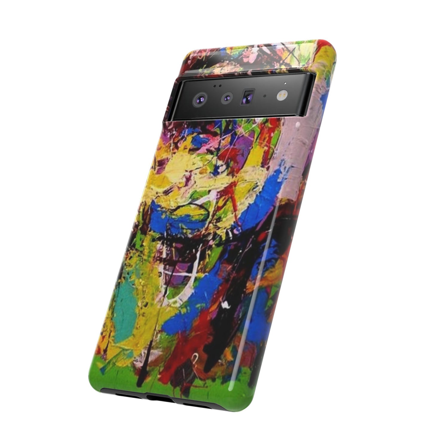 Vibrant Abstract Phone Case - Tough Cases for Bold Individuals
