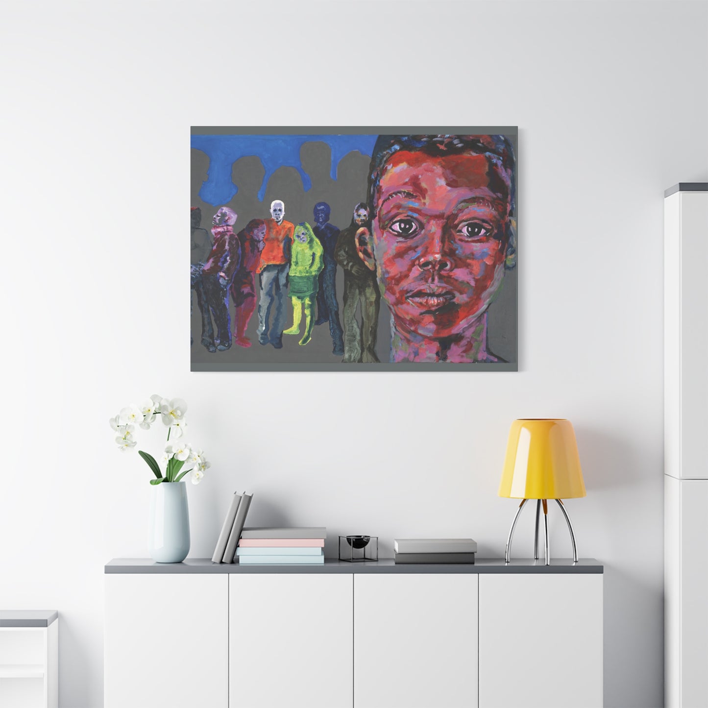 I See You But You Never See Me - Matte Canvas Print