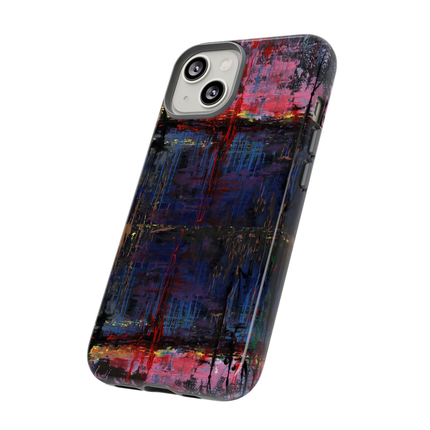 Artistic Tough Cases - Colorful Abstract Phone Case for Creative Souls- Illumination Image