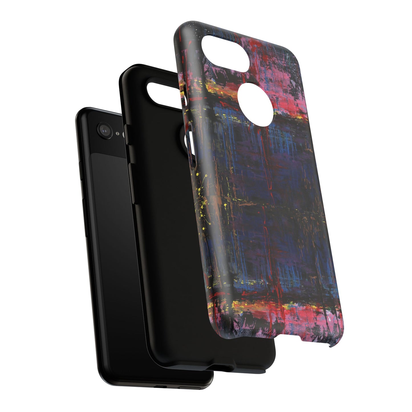 Artistic Tough Cases - Colorful Abstract Phone Case for Creative Souls- Illumination Image