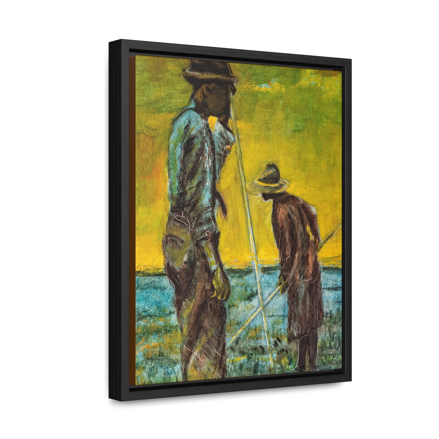 Sundown - Framed Canvas Print