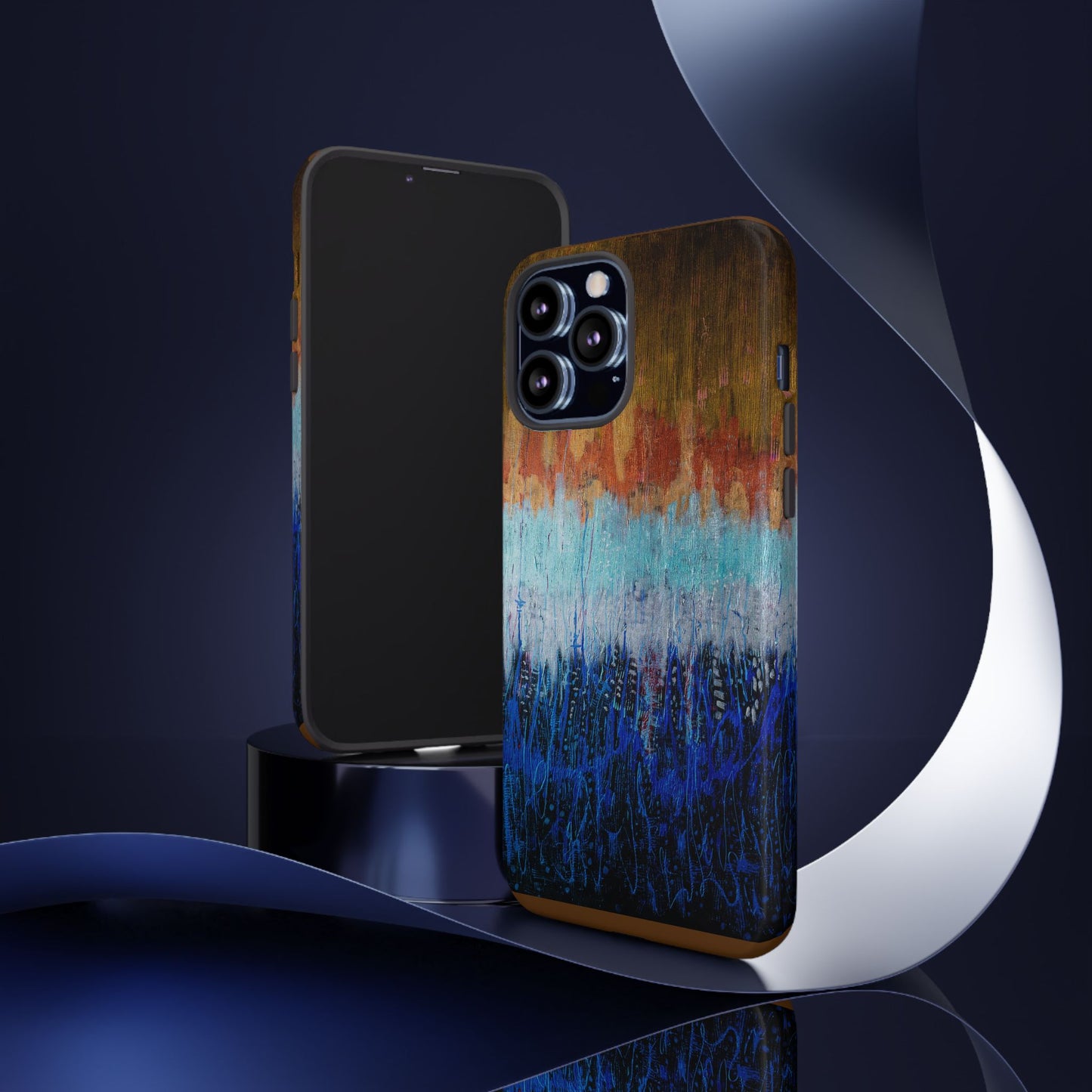 Artistic Tough iPhone Case - Colorful Abstract Design