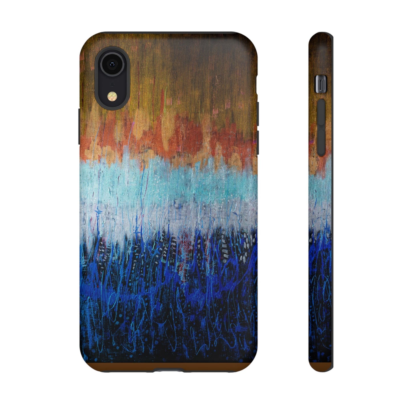 Artistic Tough iPhone Case - Colorful Abstract Design