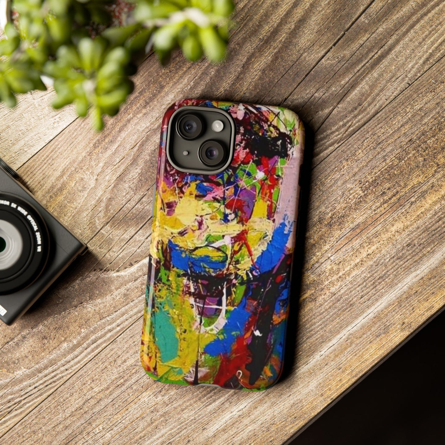 Vibrant Abstract Phone Case - Tough Cases for Bold Individuals