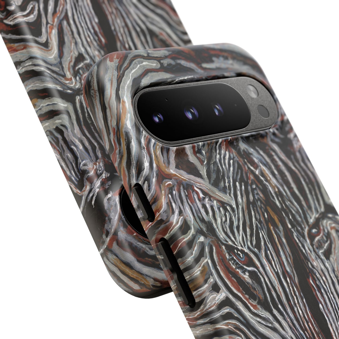 Artistic Zebra Phone Case Twin Zebra Image- Tough Protection for Wildlife Lovers