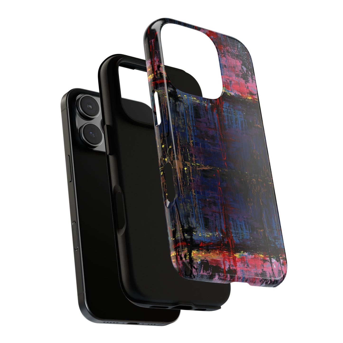 Artistic Tough Cases - Colorful Abstract Phone Case for Creative Souls- Illumination Image