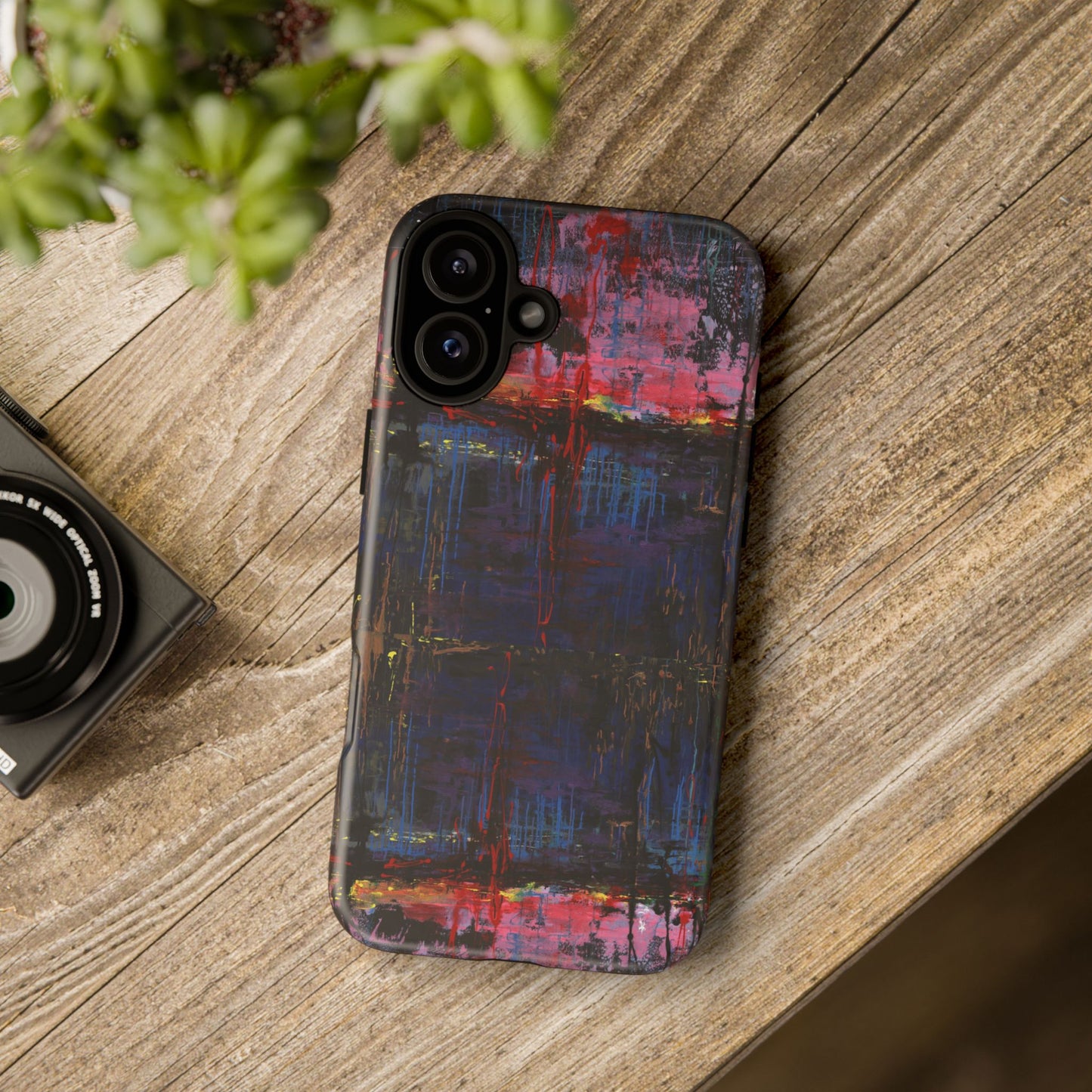 Artistic Tough Cases - Colorful Abstract Phone Case for Creative Souls- Illumination Image