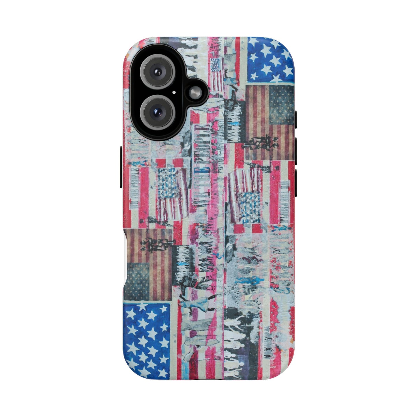 Patriotic Phone Case -We The People Image - Tough Cases with American Flag Design