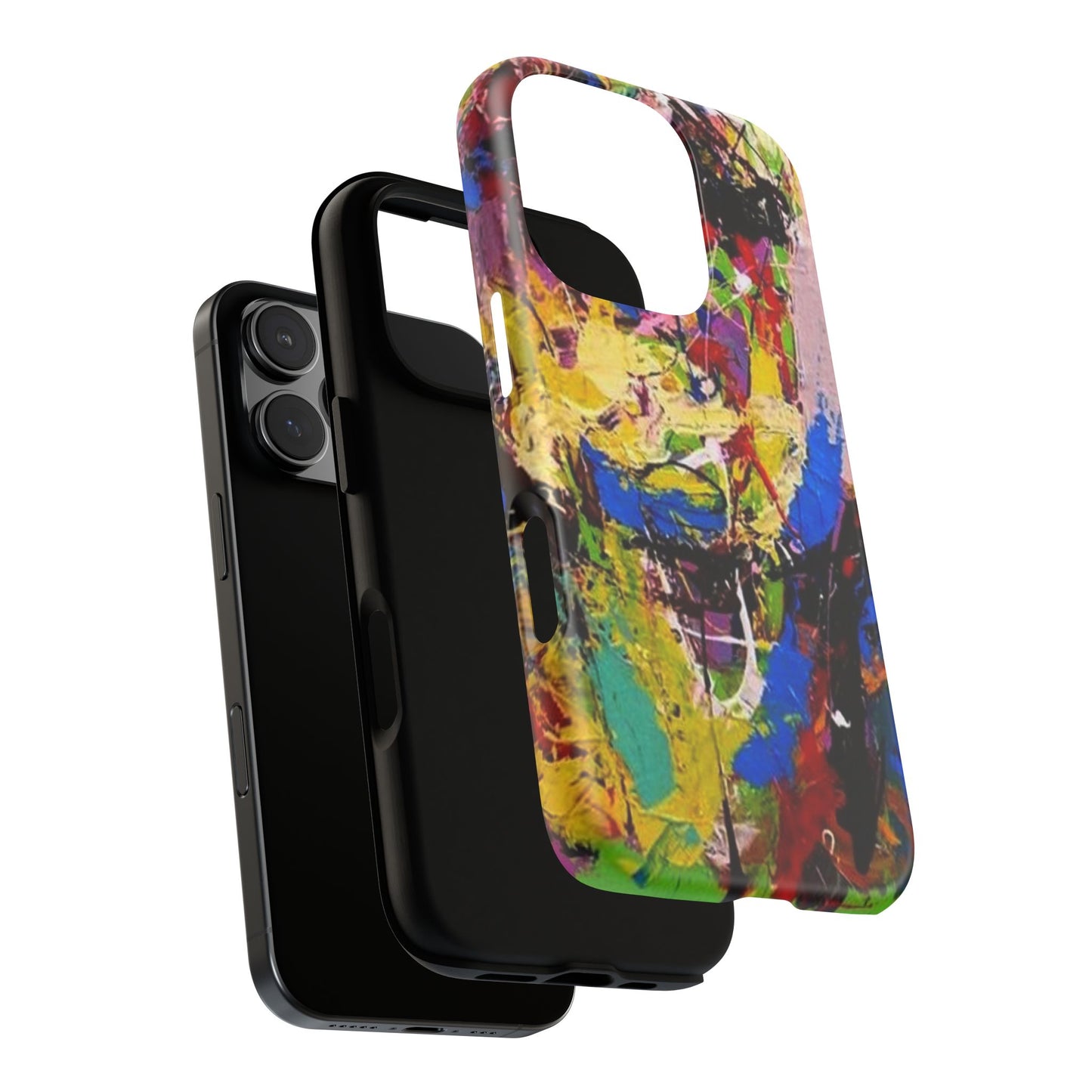 Vibrant Abstract Phone Case - Tough Cases for Bold Individuals