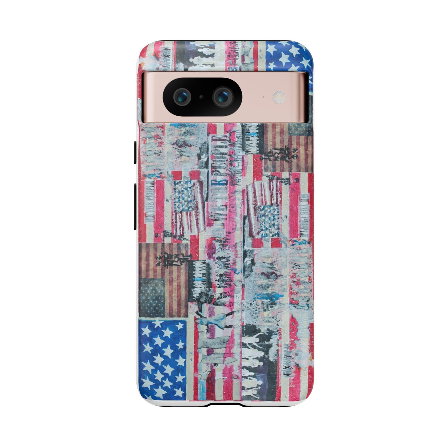 Patriotic Phone Case -We The People Image - Tough Cases with American Flag Design