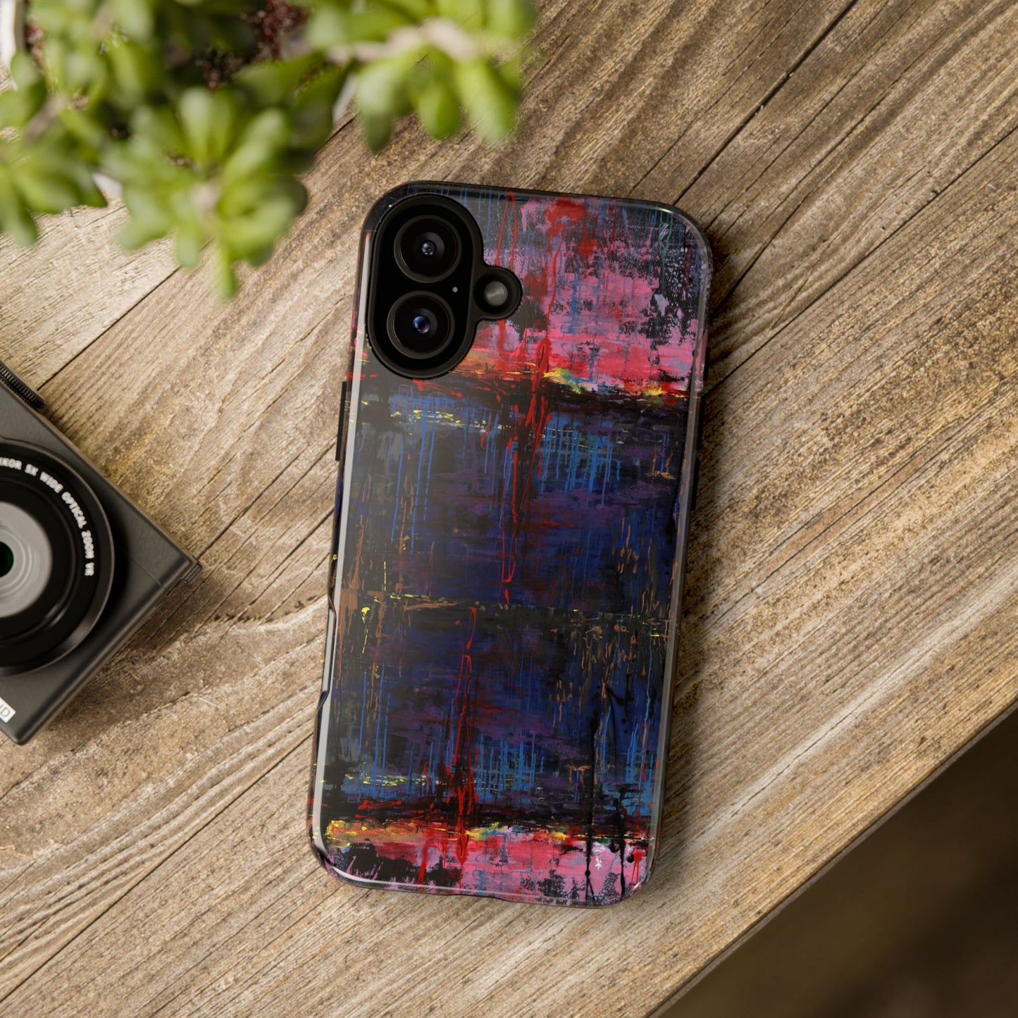 Artistic Tough Cases - Colorful Abstract Phone Case for Creative Souls- Illumination Image