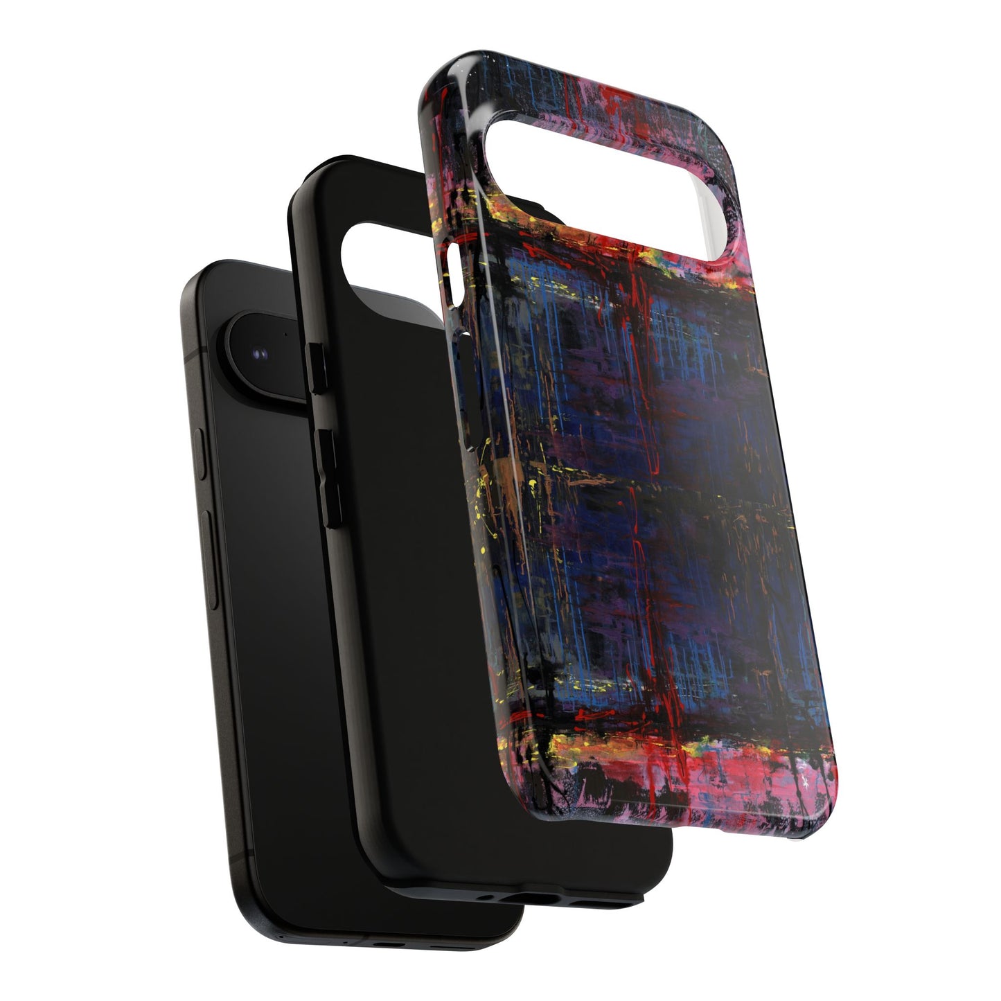 Artistic Tough Cases - Colorful Abstract Phone Case for Creative Souls- Illumination Image