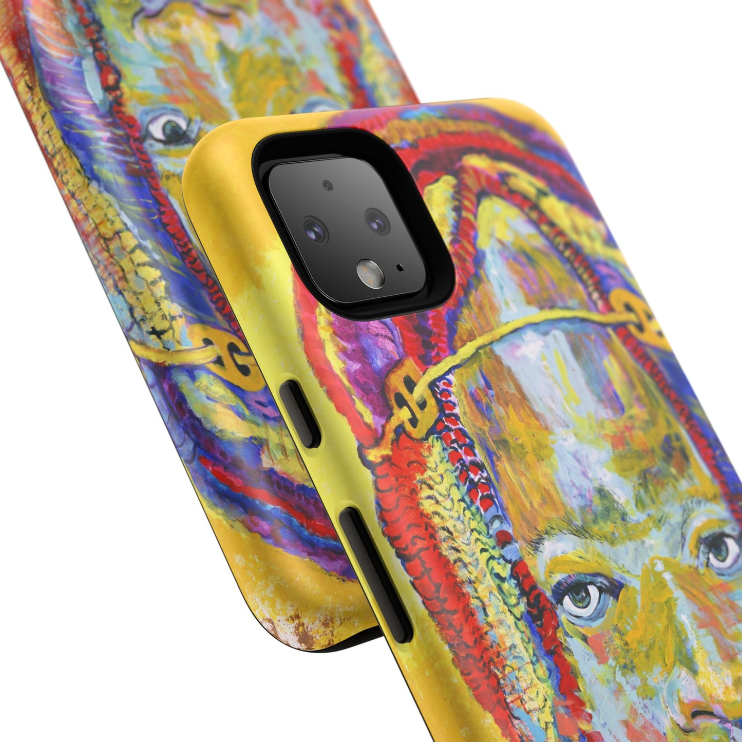 Vibrant Artistic Phone Case - Tough Cases for Creative Souls- African Youth Image