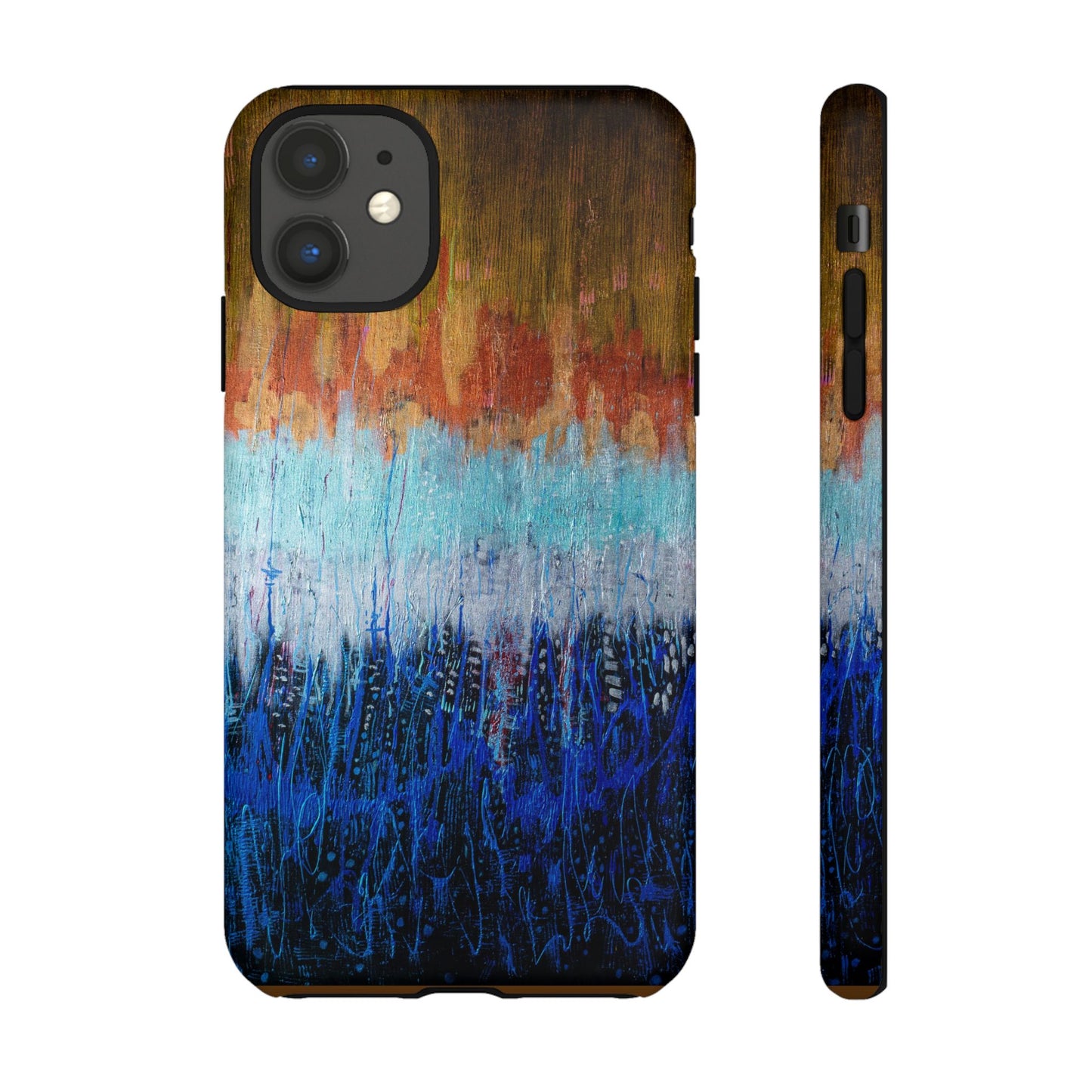 Artistic Tough iPhone Case - Colorful Abstract Design