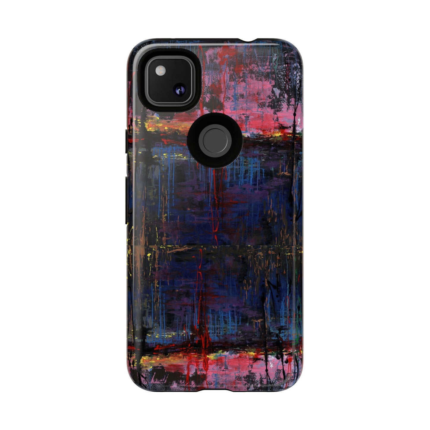 Artistic Tough Cases - Colorful Abstract Phone Case for Creative Souls- Illumination Image