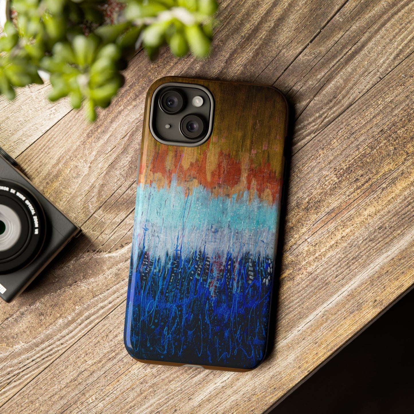 Artistic Tough iPhone Case - Colorful Abstract Design
