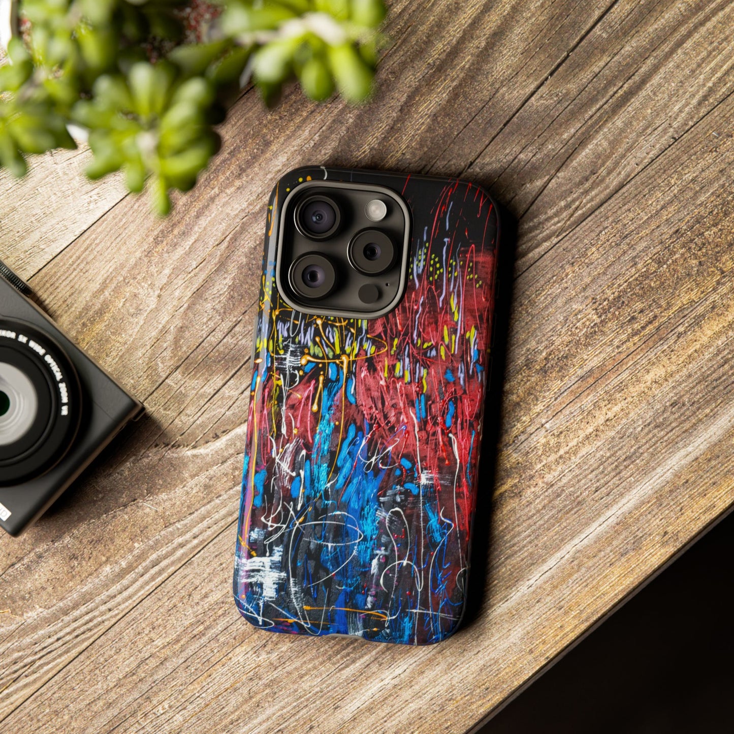Vibrant Tough Case-Passion of Life Image- Artistic Phone Cover for Bold Personalities